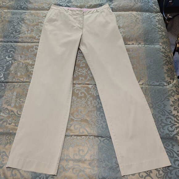 Lands' End khaki dress pants, excellent used condition, size 8 - Picture 1 of 5